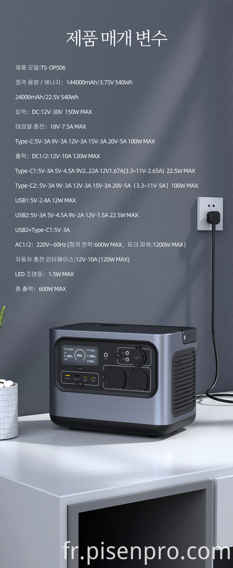 600w Power Station